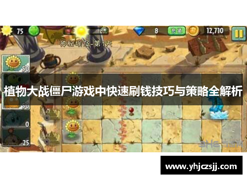 植物大战僵尸游戏中快速刷钱技巧与策略全解析